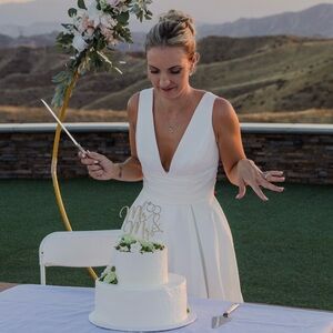 Ivory wedding gown, size 4